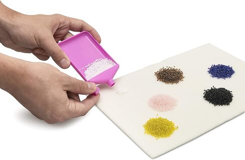 GLOCHYRA Large Bead Loom Kit - Wide Metal Bead Loom Complete Tool kit, Includes 72 Grams Beads, 2 Long Needle, Threads, Threader, Bead mat, Bead Tray for Making Jewelry- Necklaces, Bracelets and More in Kuwait