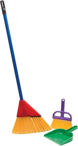 Schylling Junior Helper Push Broom, Red/Blue in Saudi Arabia