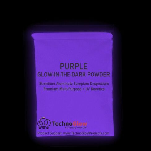 Purple Glow in The Dark & UV Reactive Pigment Powder - 500 Grams in Kuwait