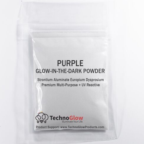 Purple Glow in The Dark & UV Reactive Pigment Powder - 500 Grams in Kuwait