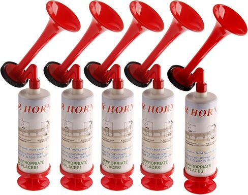 FARBIN Loud Air Horn Handheld Pump Air Horn Noisemakers for Kids Birthday Party, Football Match Sporting Events, Festival Celebrations, Fog Warning Horn Trump, 2pcs (Mini handheld horn 2pcs) in Saudi Arabia