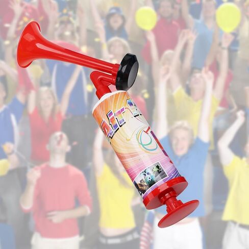 FARBIN Loud Air Horn Handheld Pump Air Horn Noisemakers for Kids Birthday Party, Football Match Sporting Events, Festival Celebrations, Fog Warning Horn Trump, 2pcs (Mini handheld horn 2pcs) in Saudi Arabia