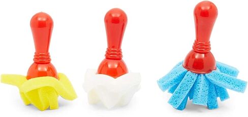 Texture Paint Brushes for Kids and Toddlers, Easy Grip (3.5 x 2 in, 5 Pieces) in Saudi Arabia