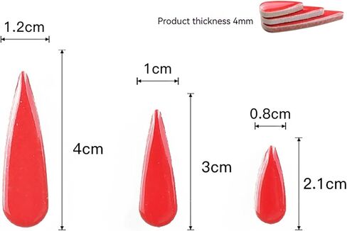 MY.XWFD بلاط فسيفساء سيراميك للحرف اليدوية، مكعبات فسيفساء على شكل دمعة 200 جرام، بلاط سيراميك للأعمال الفنية، مجموعة حديقة فسيفساء - أسود in Kuwait