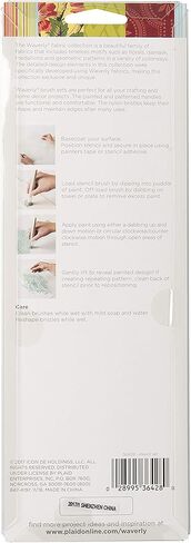 Plaid Enterprises, Inc. 36428 Waverly Stencil Brush Set, 0.25"/0.5"/0.125", Blue in Kuwait