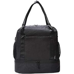 Carry-on Tote Duffel Bag with Bottom Compartment, Slides over Luggage handle in Saudi Arabia