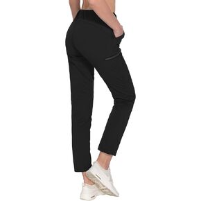 Little Donkey Andy Women's Ultra-Stretch Quick Dry Lightweight Ankle Pants Drawstring Active Travel Hiking