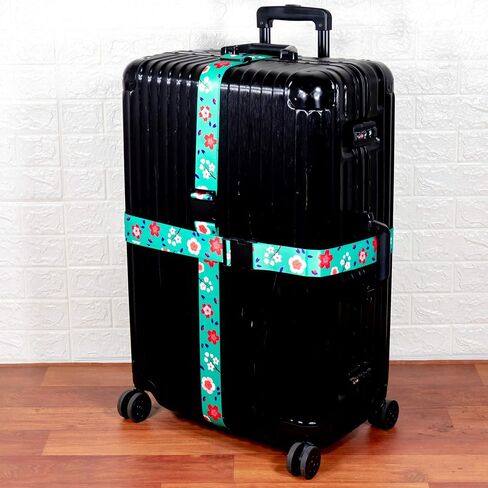 Teeoff Luggage Straps Suitcase Belts Travel Bag Accessories Adjustable 220CM in Saudi Arabia