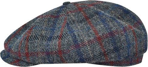 Sterkowski Shelby Cap | 100% Harris Tweed Newsboy Cap for Men | 8 Panel Peaky Style Hat in Kuwait