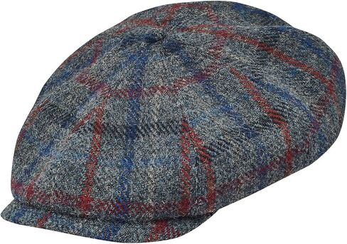 Sterkowski Shelby Cap | 100% Harris Tweed Newsboy Cap for Men | 8 Panel Peaky Style Hat in Kuwait