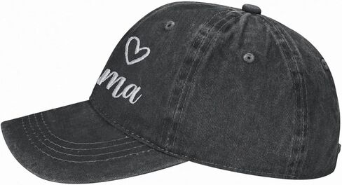 قبعات SHANVANKE Boy Mama للنساء، هدايا للأم، قبعة بيسبول مطرزة من القطن الدنيم قابلة للتعديل in Kuwait