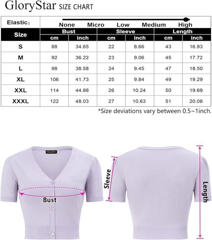 سترة نسائية كاجوال من GloryStar مفتوحة من الأمام ومكتنزة من بوليرو بأكمام 3/4 كم in Kuwait