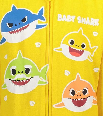 سترة بغطاء رأس من الصوف بسحاب من Pinkfong Baby Shark in Saudi Arabia