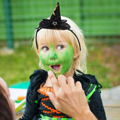 Sucrain 5 Pcs Halloween Mini Pointy Witch Hat Headband Costume Dress up Cosplay Accessories in Saudi Arabia