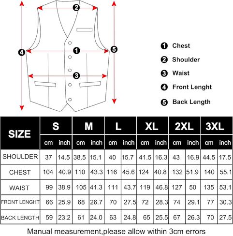 DiBanGu Mens Suit Vest Business Formal Dress | Vest for Men, Solid Color, V-Neck, 3 Real Pocket, Casual Dress Waistcoat, For Suit or Tuxedo, Wedding Party, Prom in Saudi Arabia