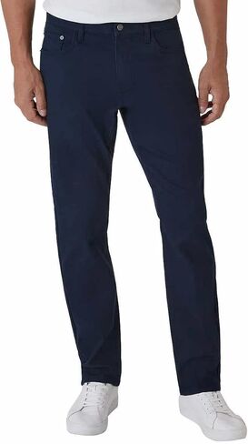 IZOD Mens Mid-Weight Comfort Stretch Knit Denim 5 Pocket Pant (as1, Waist_Inseam, Numeric_38, Numeric_34, Blue) in Saudi Arabia