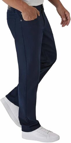 IZOD Mens Mid-Weight Comfort Stretch Knit Denim 5 Pocket Pant (as1, Waist_Inseam, Numeric_38, Numeric_34, Blue) in Saudi Arabia