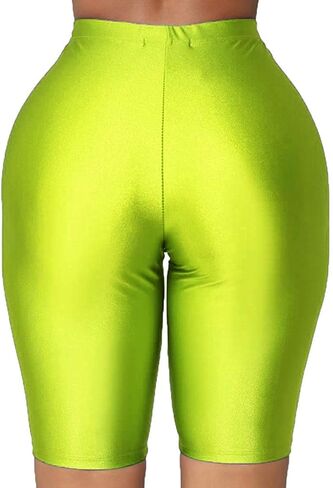 PESION Women's Active Biker Yoga Shorts/Pants, Sexy Spandex Boyshort in Kuwait