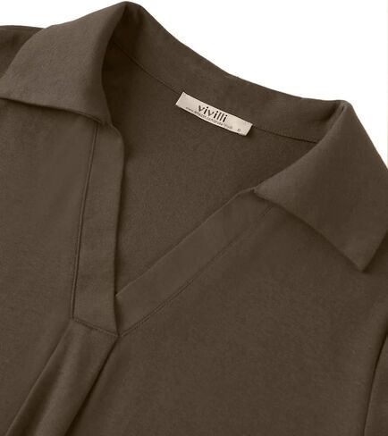 سترة نسائية من Vivilli برقبة على شكل حرف V وأكمام طويلة متأرجحة على شكل حرف A يمكن ارتداؤها مع السراويل الضيقة in Kuwait