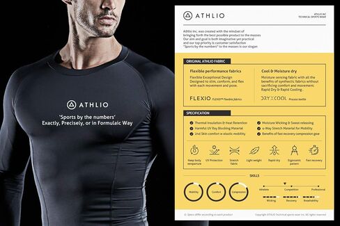 ATHLIO 3 قطع من القمصان الرجالية ذات الضغط الجاف البارد بدون أكمام، طبقة أساسية لتمارين كرة السلة والجري in Kuwait