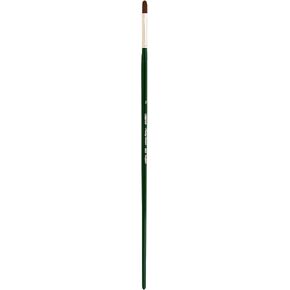 Silver Brush Limited 25032 Ruby Satin Filbert Brush for Fluid and Flow Acrylics, Size 2, Long Handle in Kuwait