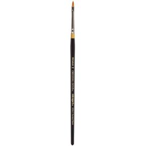 KINGART Premium Original Gold 9515-6 Pointed Filbert Series Artist Brush, Golden Taklon Synthetic Hair, Short Handle, for Acrylic, Watercolor, Oil and Gouache Painting, Size 6 in Saudi Arabia