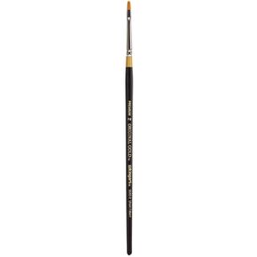 فرشاة فنان KINGART Premium Original Gold 9510-4 قصيرة من سلسلة Filbert، شعر صناعي تاكلون ذهبي، مقبض قصير، للأكريليك والألوان المائية والزيت والغواش، مقاس 4 in Saudi Arabia