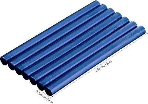 Containlol 24 Pcs Glue Gun Sealing Wax Sticks for Seal Mini Envelope Glue Gun Sealing Wax for Wedding Invitations Cards Envelopes Snail Mails Wine Packages(Bronze) in Kuwait