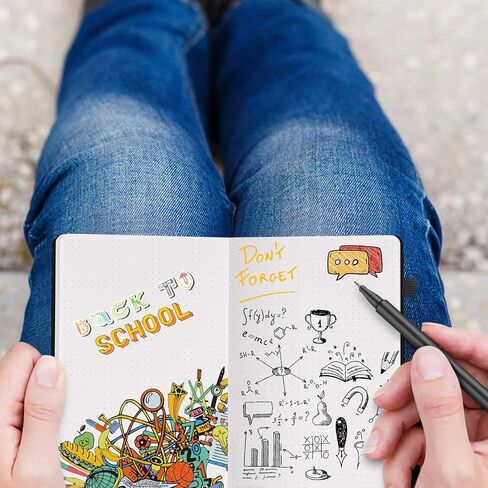 Taotree 24 أقلام تلوين رفيعة، أقلام رسم ملونة بخطوط رفيعة لكتابة دفتر اليومية، ملاحظات مخططة لتدوين كتب التلوين للكبار، علامات تحديد النقاط المسامية، اللوازم الفنية لمعلمي المكاتب المدرسية in Kuwait