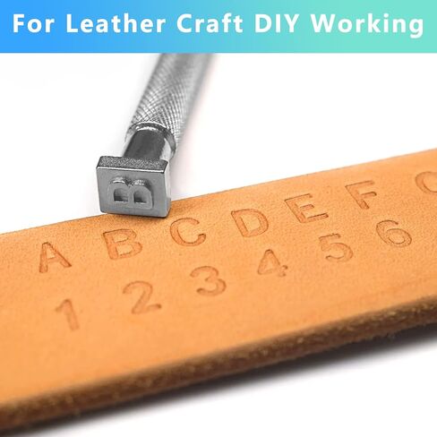 71 قطعة من ادوات الختم المصنوعة من الجلد تتضمن 68 قطعة من طوابع الحرف الابجدية والارقام والانماط والنحت والجلد، قطعتين من ادوات ثقب الجلد ومطرقة مطاطية للحرف اليدوية الجلدية in Kuwait