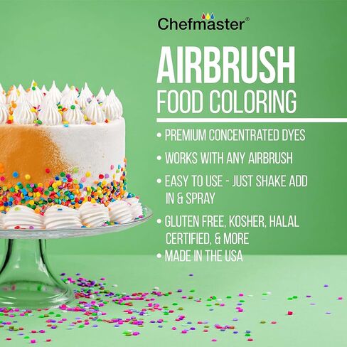 U.S. Cake Supply Complete Cake Airbrush 24 Color Decorating Kit in Kuwait