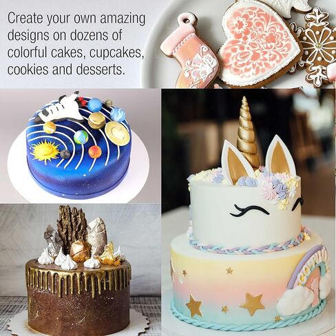 U.S. Cake Supply Complete Cake Airbrush 24 Color Decorating Kit in Kuwait