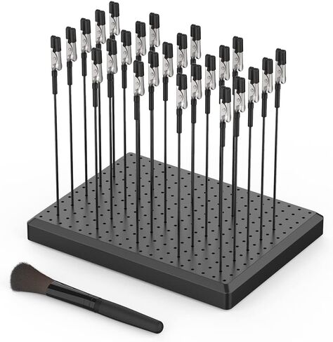 Painting Stand Base Holder and 12PCS Alligator Clip Sticks Set (with Sturdy Rubber Tips) Modeling Tools for Airbrush Spray, for Gundam Hobby Model Parts Assemble, for DIY Card Photo Memo in Saudi Arabia