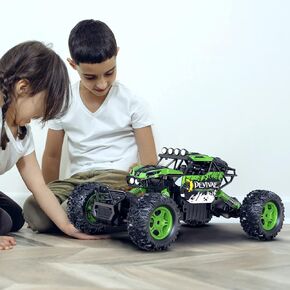ألعاب سيارات كبيرة RC من CROBOLL 1:12 للأولاد والبنات مع وظيفة الرفع، هدايا سيارة للتحكم عن بعد 4WD للأطفال 4X4 على الطرق الوعرة RC Rock Crawler، 2.4 جيجا هرتز لجميع التضاريس RC مع بطاريتين 60 دقيقة لعب (وردي) in Saudi Arabia