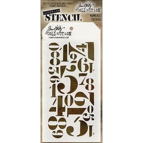 Stampers Anonymous StampersA Layering Stencil THoltz Numeric in Kuwait