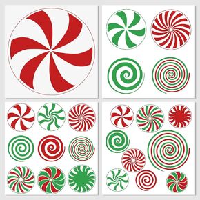 4 Pieces Merry Christmas Stencil Reusable Stencils for Painting Christmas Decoration Painting Template for Furniture, Wall, Window, Fabric, Wood，4 Different Sizes (Merry Christmas)