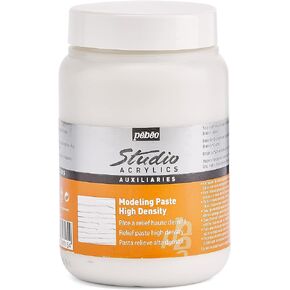 Pebeo Studio Acrylics Auxiliaries, Modeling Paste, 1 L, Transparent (524160), 33.8 Fl Oz (Pack of 1)