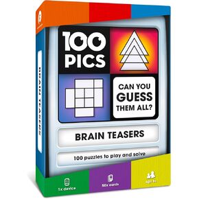 100 PICS Jokes Game | Kids Games | Card Games & Fun Travel Games | Toys & Games | Card Games for Adults and Kids | Family Games | Beach Games | Word Games | Kids Travel | Ages 6+