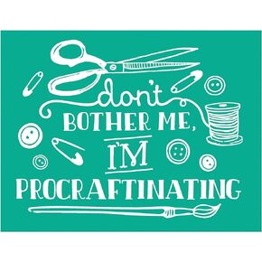 Self Adhesive Silk Screen Stencils,Mesh Stencils Transfer,Reusable Stencils Screen Stencil,Patterns for DIY Painting T-Shirts, Pillows, Textile Cloth Bags 8.5x11inch in Kuwait