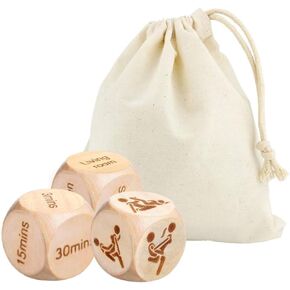 2024 New Date Night Dice for Couples, The Dicey Date Game, Activity Dice, Take Out Dice, Love Dice, Food Decision Dice, Date Ideas for Couples, Anniversary Wooden-Birthdays Gifts for Him Her