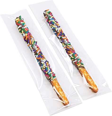 Wowfit 200 CT 5x7 Cookie Bags with Seal, Clear Self Adhesive Treat Bags in Kuwait