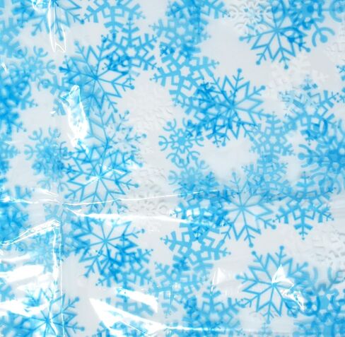 Gift Boutique Plastic Jumbo Christmas Cello Basket Bags, Christmas Cookie Tray Bags Pack of 12 Holiday Goody Party Favor Wrapping Bags 22" x 25" in Saudi Arabia