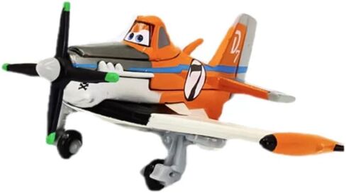 Planes Fire and Rescue：No.7 Dusty Crophopper 1:55 Metal Diecast Educational Toys Planes Model in Kuwait