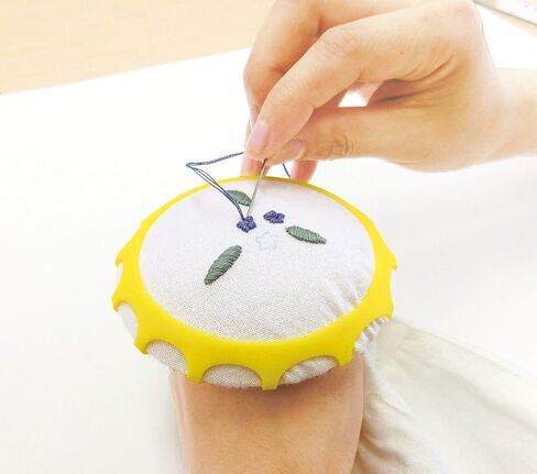 Clover Stitch Dome, Silver and Yellow in Saudi Arabia