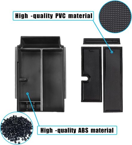 صينية تنظيم وحدة التحكم المركزية من Neepiar متوافقة مع صندوق تخزين مسند الذراع Subaru Crosstrek 2024 Impreza 2024 مع حامل للعملات المعدنية ومنظم وحدة التحكم من مادة ABS والملحقات الداخلية للدرج الأوسط in Kuwait