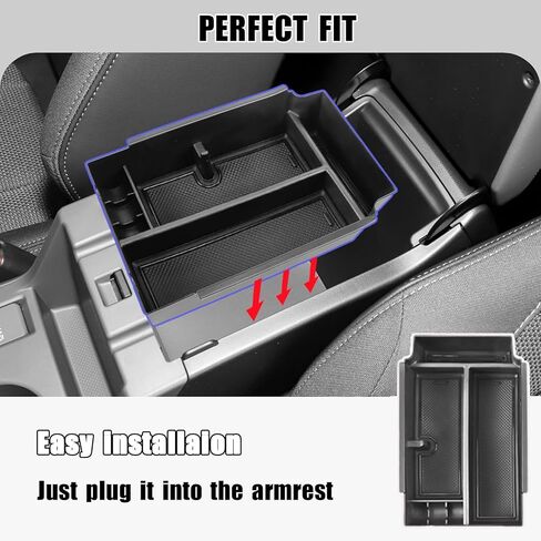 صينية تنظيم وحدة التحكم المركزية من Neepiar متوافقة مع صندوق تخزين مسند الذراع Subaru Crosstrek 2024 Impreza 2024 مع حامل للعملات المعدنية ومنظم وحدة التحكم من مادة ABS والملحقات الداخلية للدرج الأوسط in Kuwait