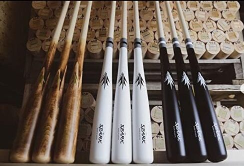 HAKUSOH Spark Ho Wood Baseball Bat [Made in Japan] in Kuwait
