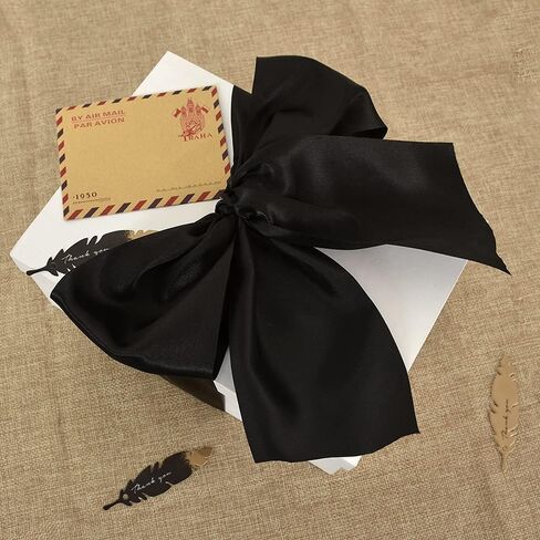 TONIFUL White Satin Ribbon Wide 4 Inch 22yd for Gift Wrap Christmas Decor in Saudi Arabia