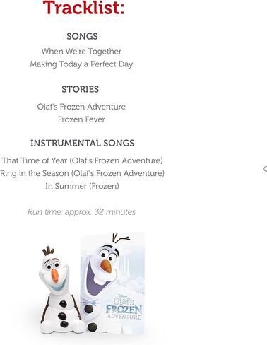 Tonies Olaf Audio Play Character from Disney's Frozen in Saudi Arabia