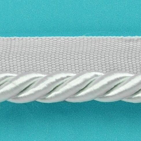 Trims by the Yard Hilda 3/8" Twisted Lip Cord Trim, Blue (5 Yard Cut) in Saudi Arabia